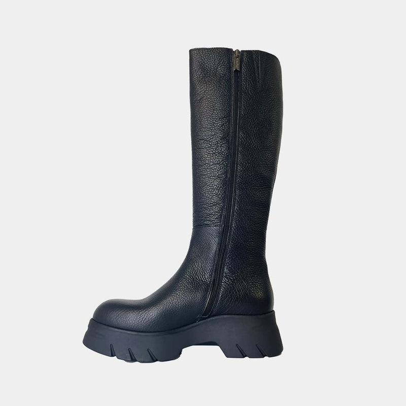 Bottes Clio Tuil Interieur - Tori - 03 - Cuir Grainé Noir