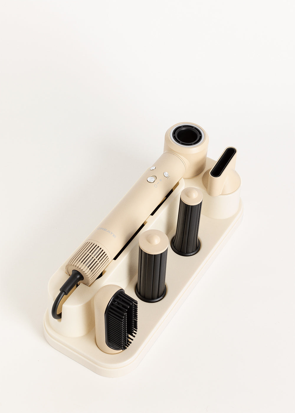 Ion Styler Pro - 5-in-1 Ionic Hair Dryer & Styling Brush - Sand