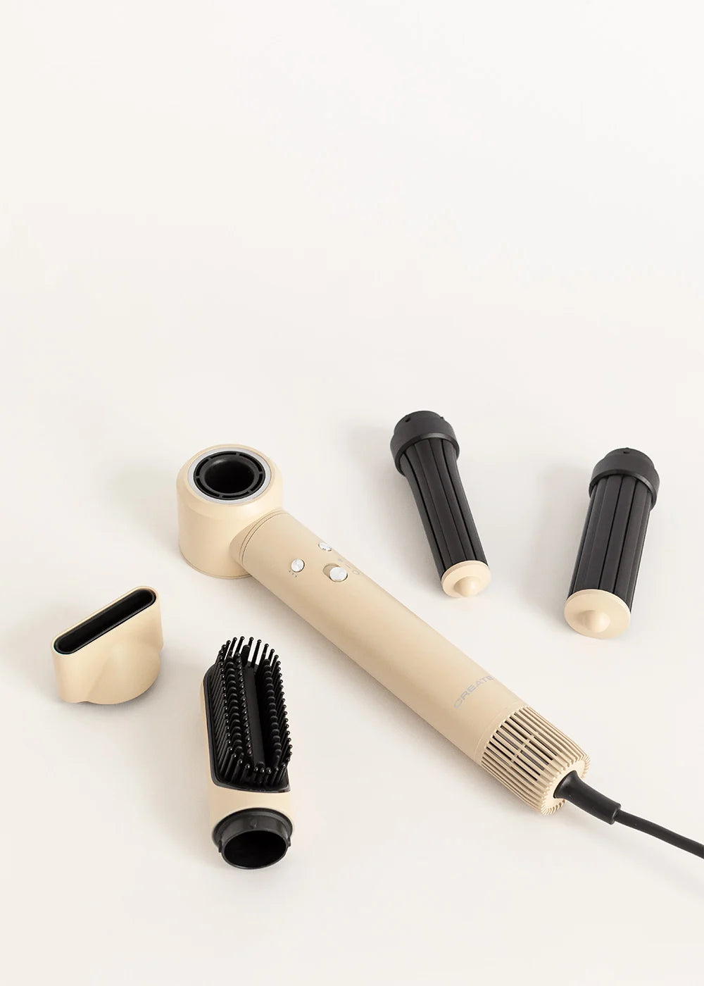 Ion Styler Pro - 5-in-1 Ionic Hair Dryer & Styling Brush - Sand