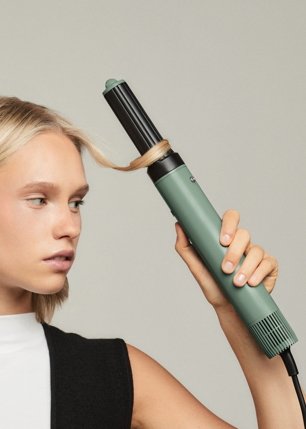 Ion Styler Pro - 5-in-1 Ionic Hair Dryer & Styling Brush - Sage