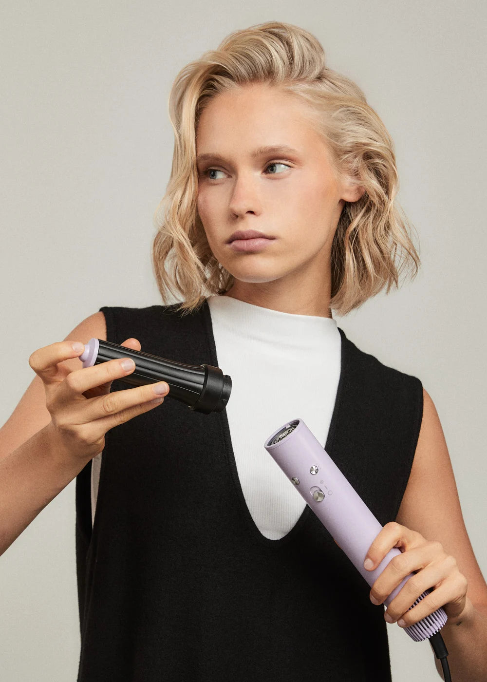 Ion Styler Pro - Séchoir Ionique 5 en 1 & Brosse De Coiffage - Lavande