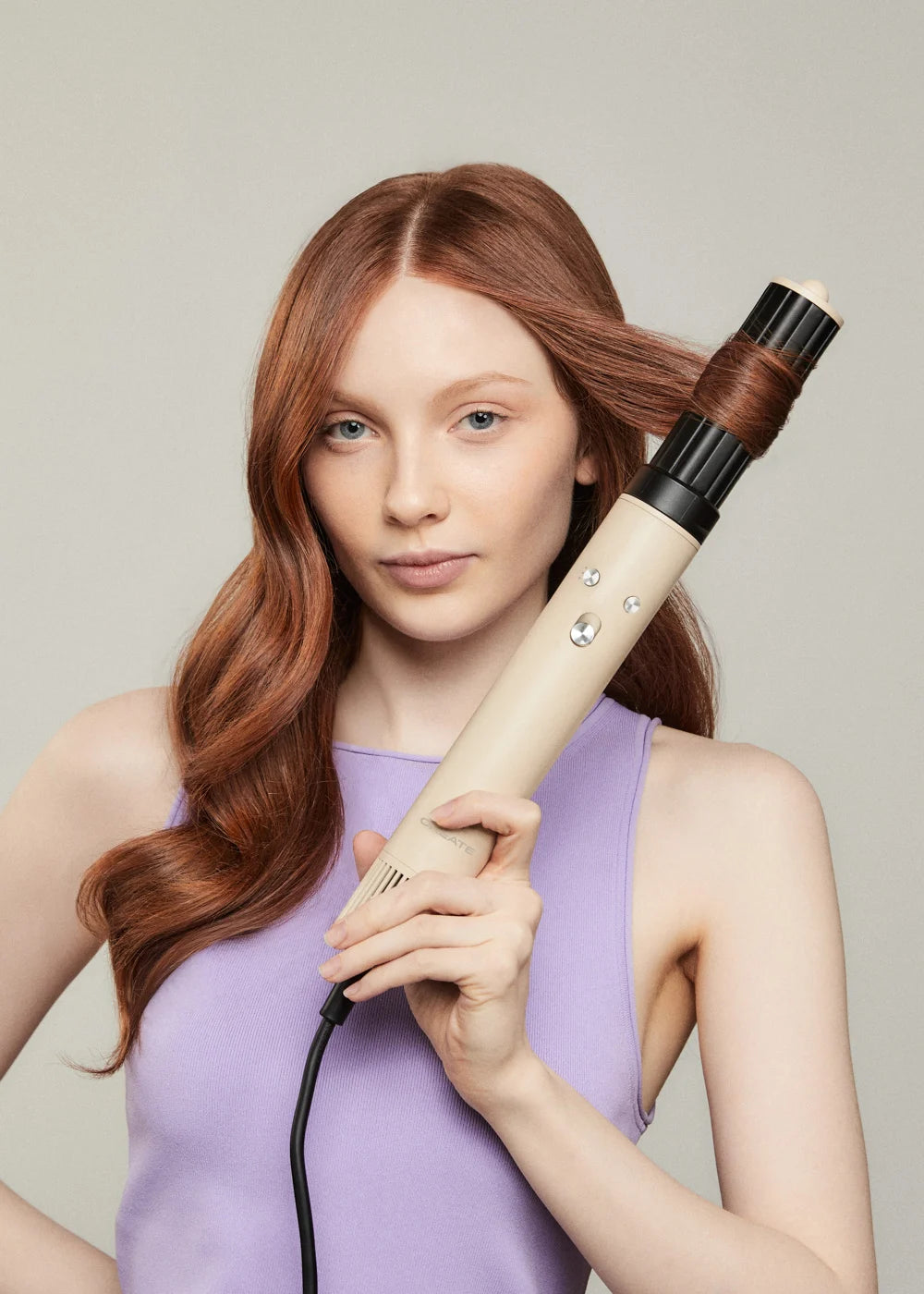 Ion Styler Pro - 5-in-1 Ionic Hair Dryer & Styling Brush - Sand