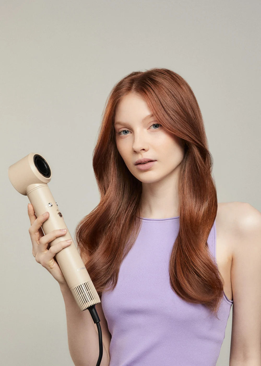 Ion Styler Pro - 5-in-1 Ionic Hair Dryer & Styling Brush - Sand