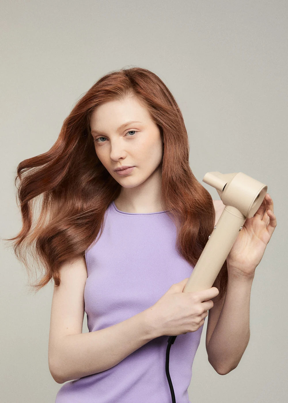 Ion Styler Pro - 5-in-1 Ionic Hair Dryer & Styling Brush - Sand