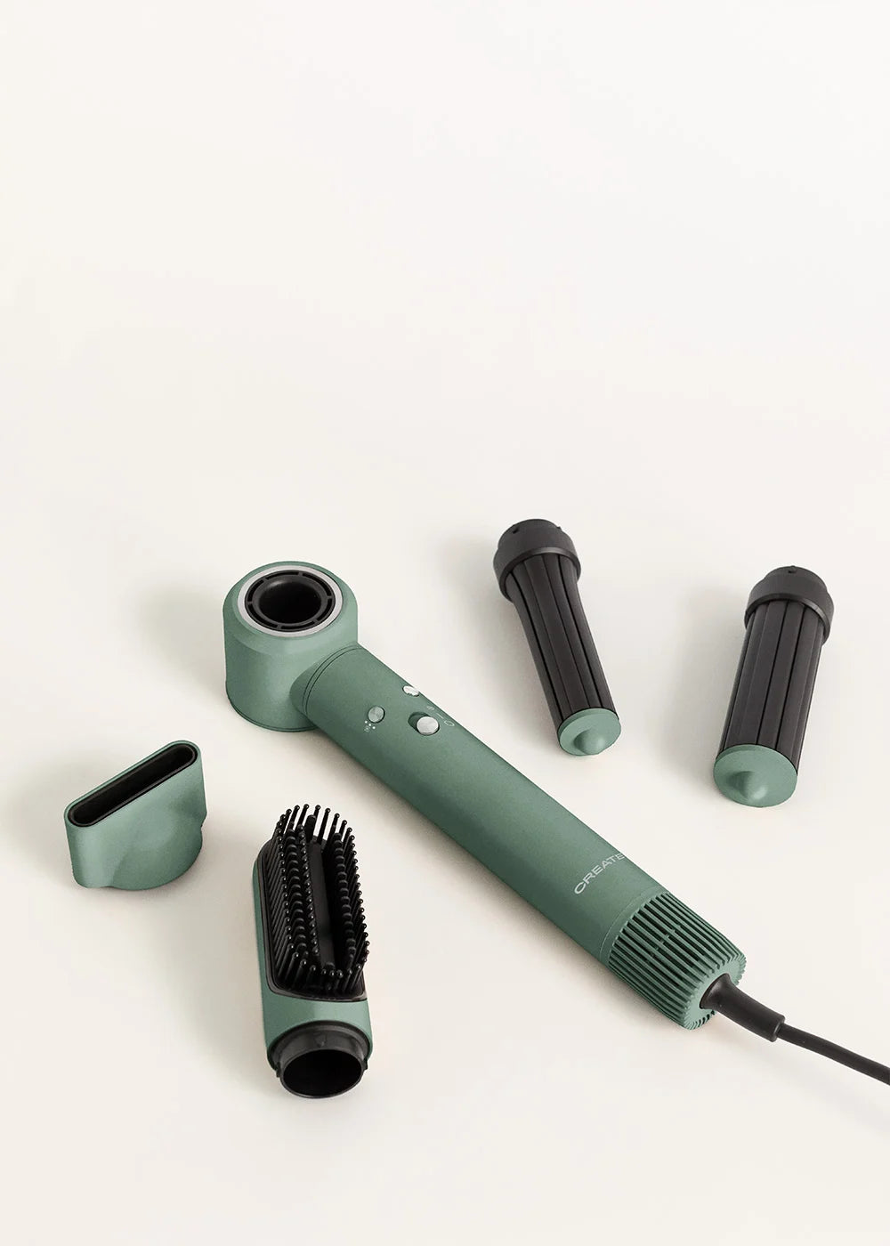 Ion Styler Pro - 5-in-1 Ionic Hair Dryer & Styling Brush - Sage