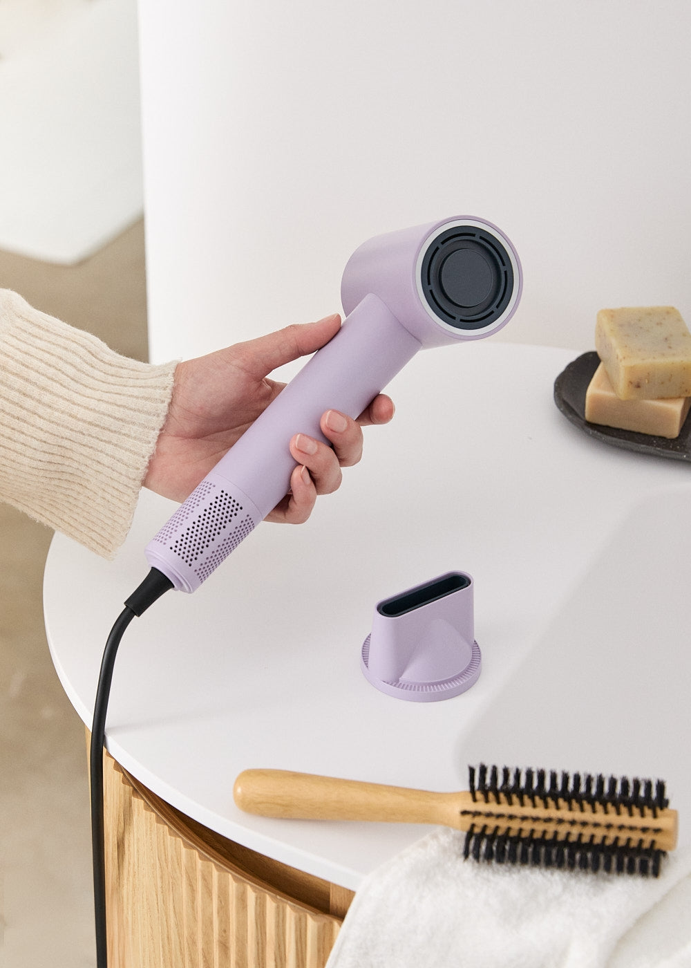 Ion Styler - 1800W Ionic Hair Dryer - Lavender