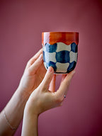 Check - Tasse - Multicolore - Grès