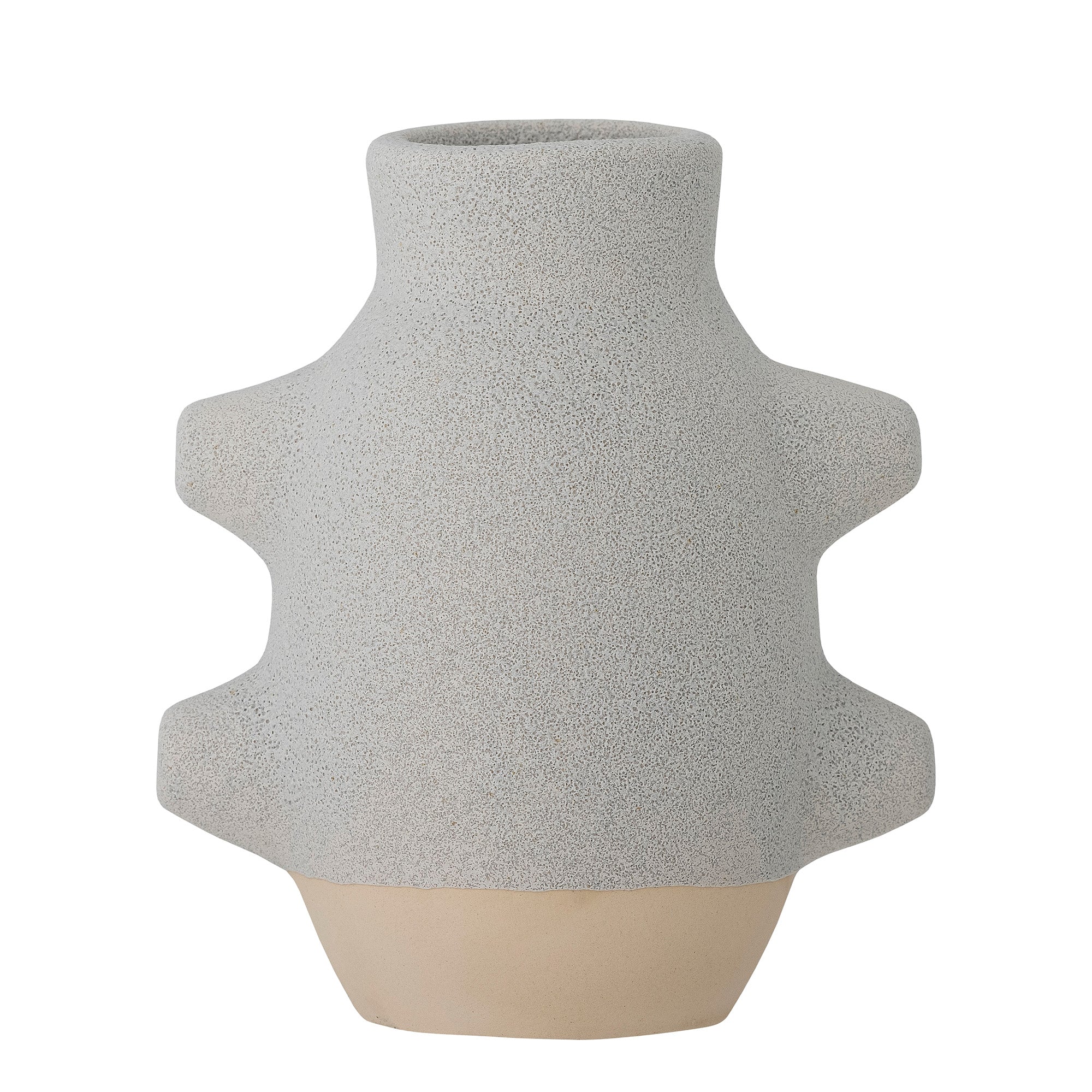 Birka - Jarrón Decorativo - Blanco - Cerámica