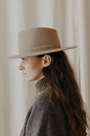 Iris Felt Hat - Ivory