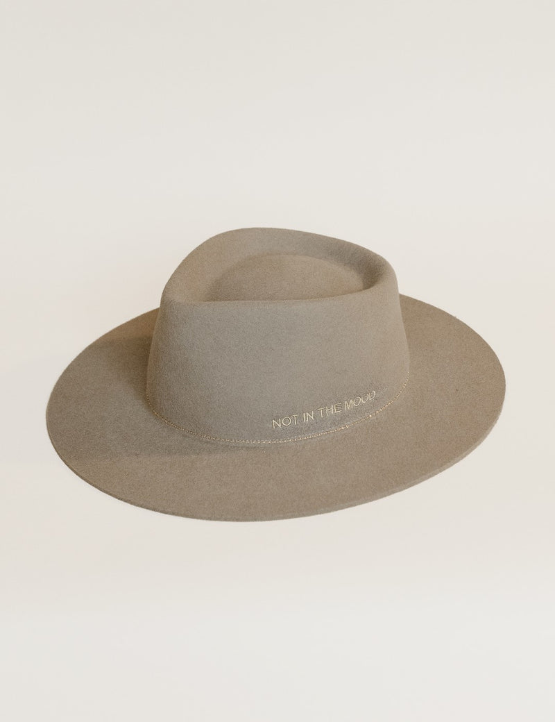Iris Felt Hat - Ivory