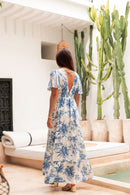 IRMIS Bleue - Robe Fluide