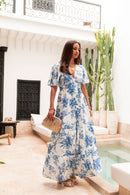 IRMIS Bleue - Robe Fluide