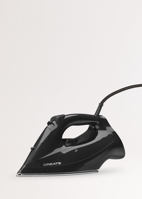 Iron Flat 3000 - Plancha de vapor 3000W - Negra
