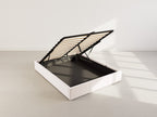 Isa - Letto Contenitore - Velluto a Coste - Beige