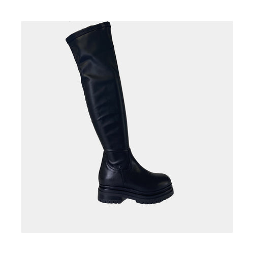 Bottes Genouilleres Ann Tuil Isa-Annika - Cuir Noir