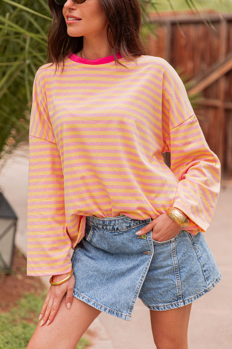 ISIA Jaune/Rose - Top Oversize