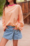 ISIA Jaune/Rose - Top Oversize