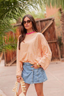 ISIA Jaune/Rose - Top Oversize