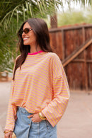 ISIA Jaune/Rose - Top Oversize
