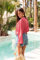 ISIA Rouge/Rose - Top Oversize