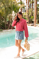 ISIA Rouge/Rose - Top Oversize