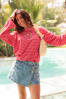 ISIA Rouge/Rose - Top Oversize