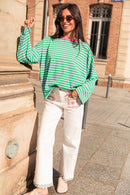 ISIA Vert/Rose - Top Oversize