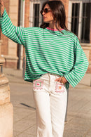 ISIA Vert/Rose - Top Oversize