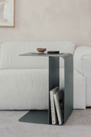 Beistelltisch COSMO aus pulverbeschichtetem Metall, moderno y funcional, ideal neben Sofa o Sessel.