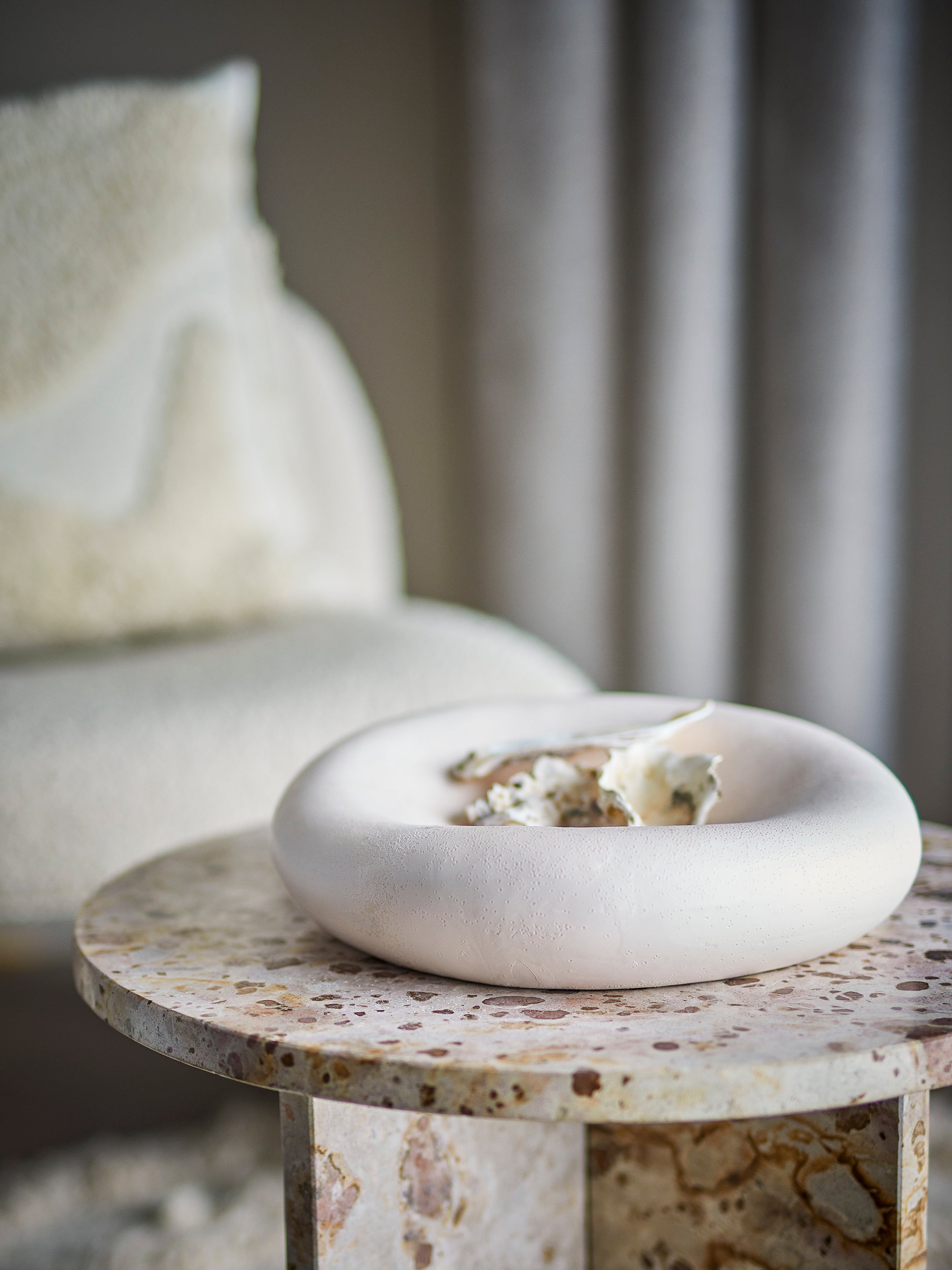Audra - Bowl - White - Stoneware