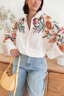 IVY Blanche - Chemise Motifs