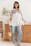 IVY Blanche - Chemise Motifs