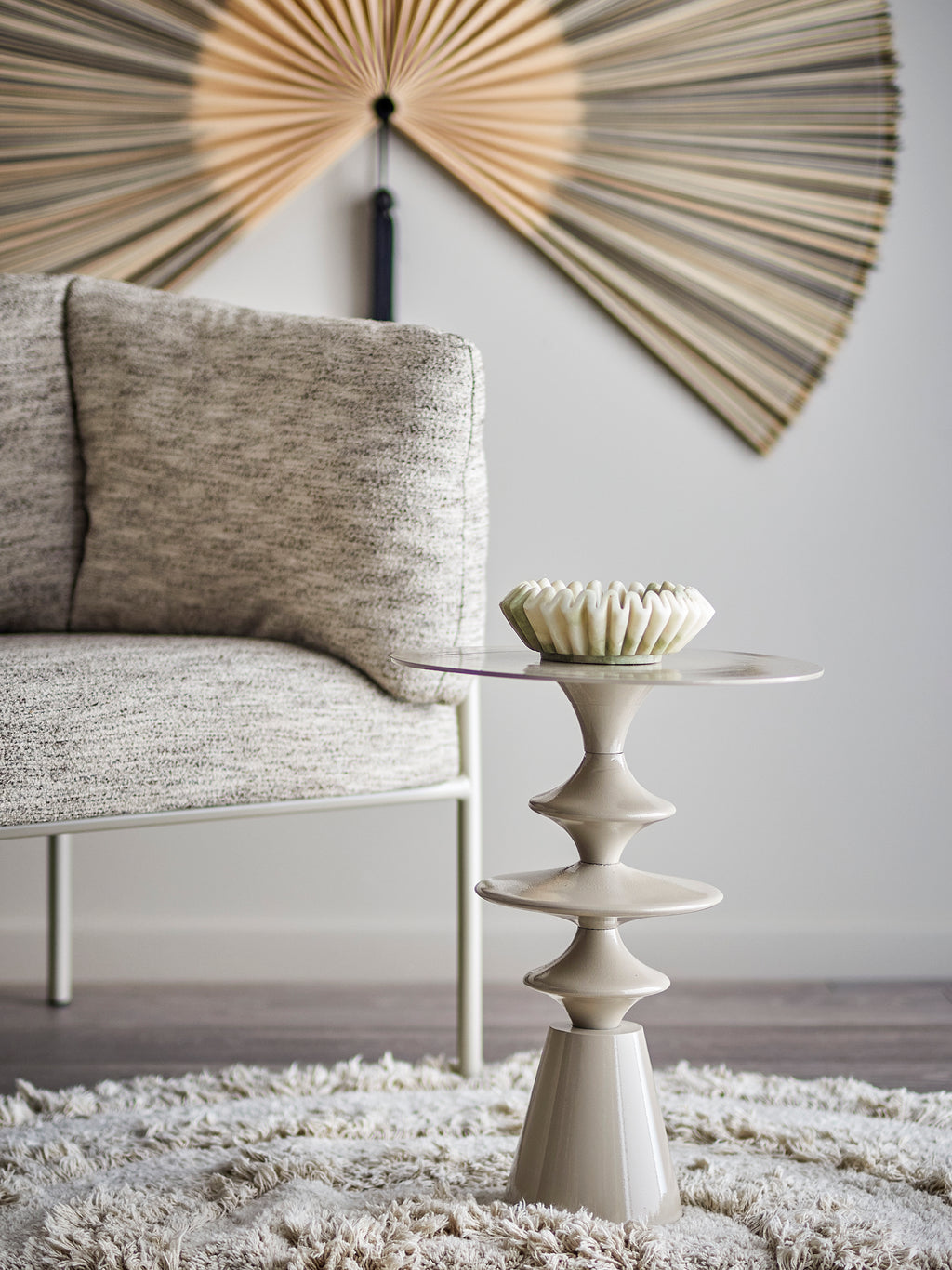 Samio - Side Table - Natural - Aluminium