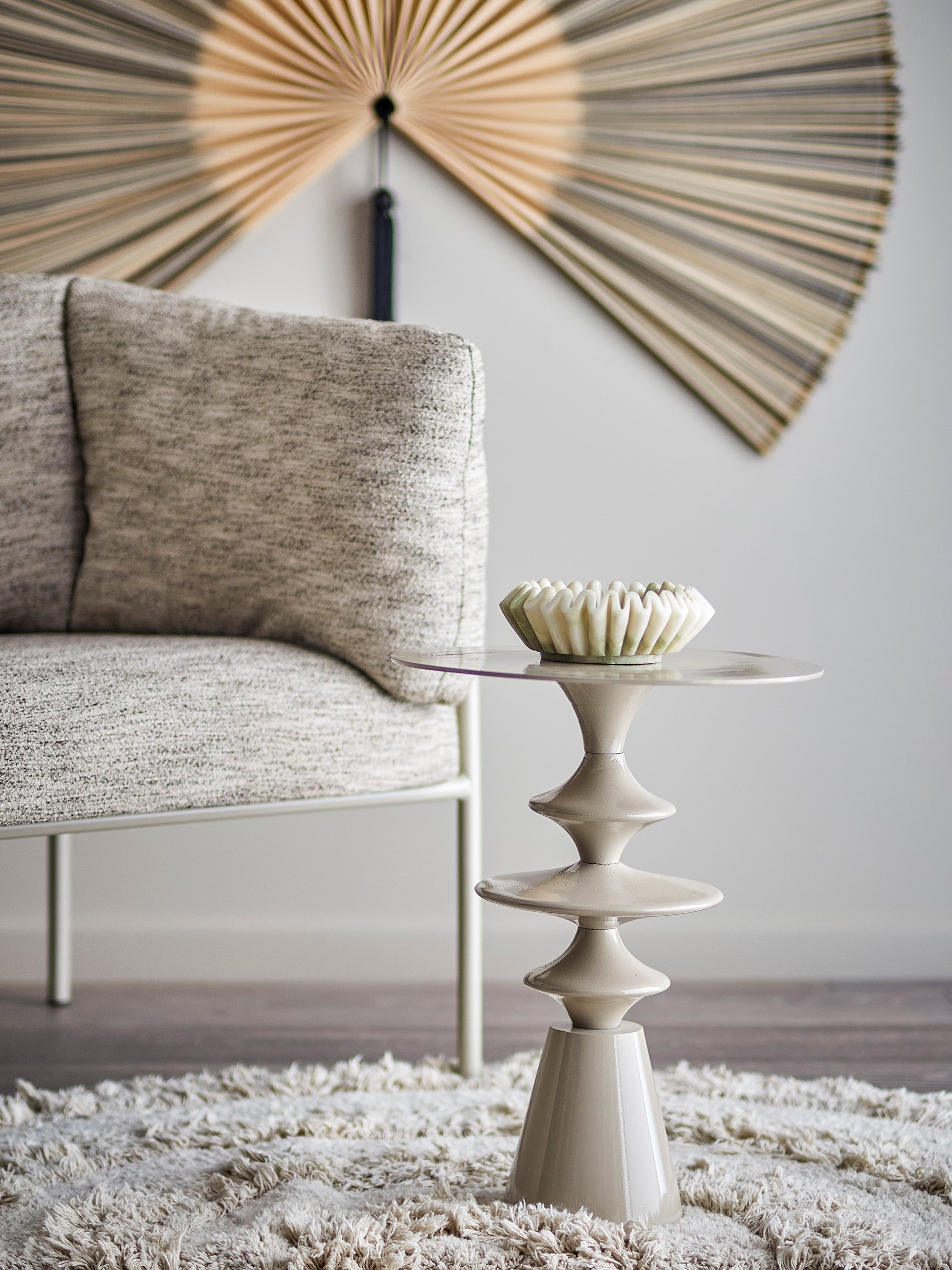 Samio - Side Table - Natural - Aluminium