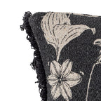 Mali - Cushion - Black - Recycled Cotton