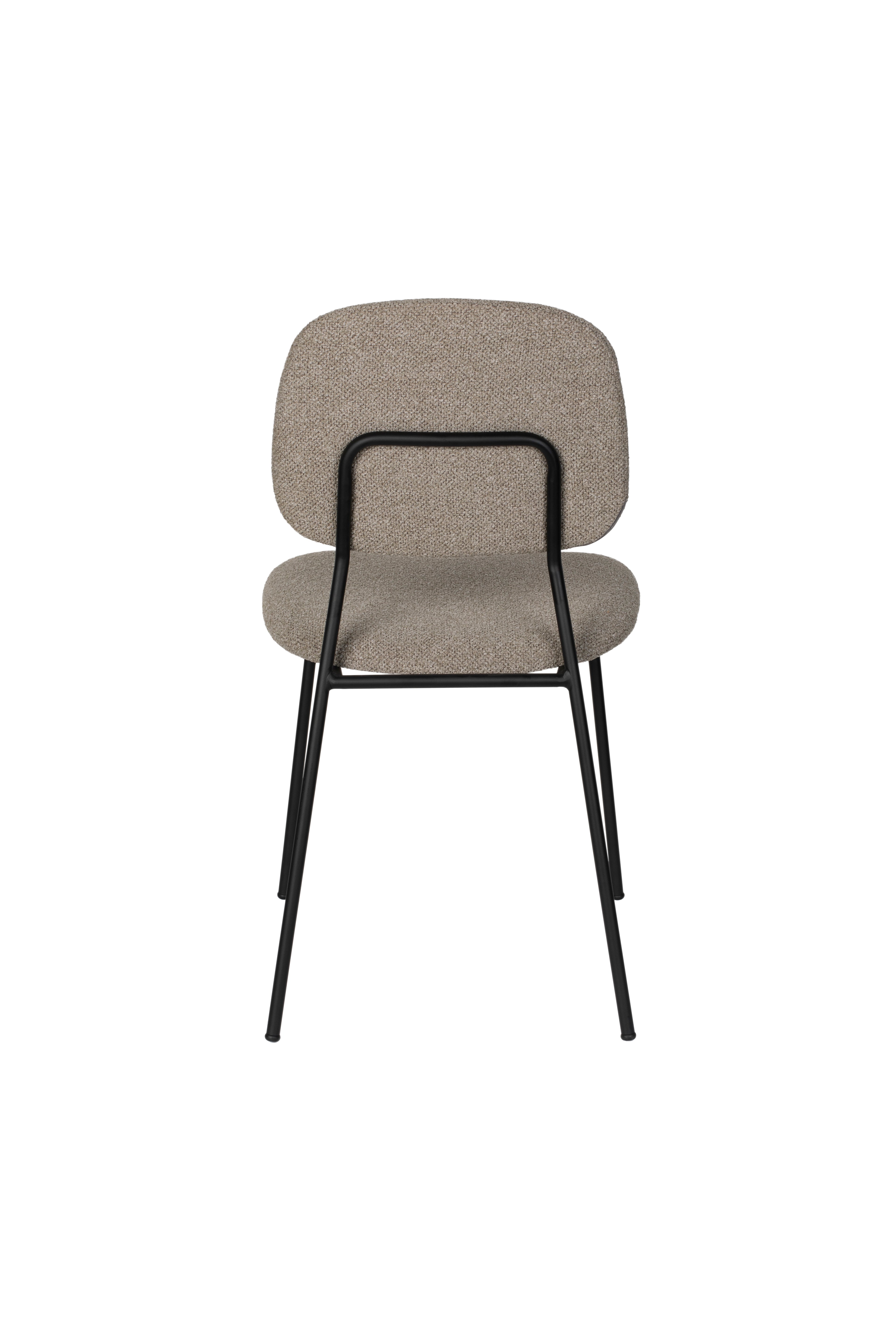 Roos - Dining Room Chair - Metal - Warm Beige