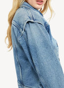 Guess - Veste En Jean Structurée - Marble. Wash. - Femme