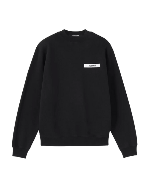Le Sweatshirt Gros Grain – Jacquemus – Noir