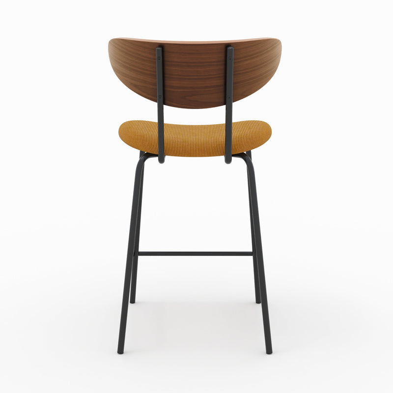 Set of 2 Jade Bar Stools - Yellow