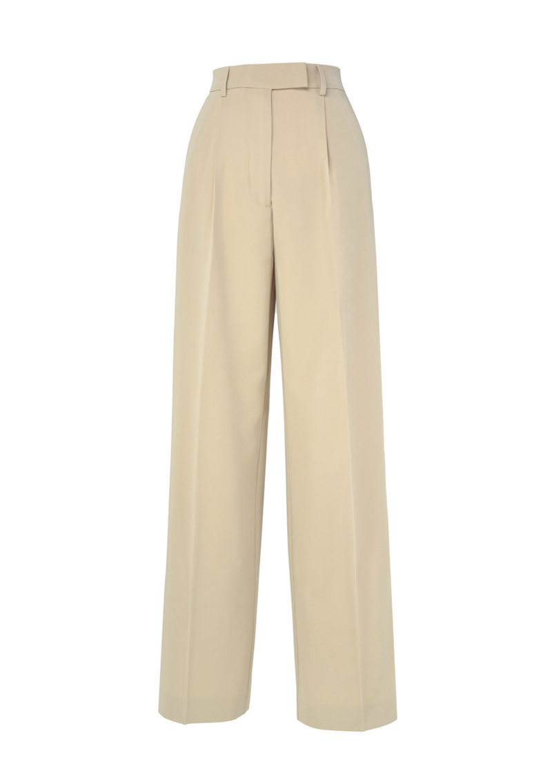 Pantalon Jagger Tailored Trousers - Beige