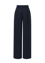 Jagger Pinstripe Tailored Trousers - Navy