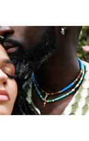 Collier Jaipur - Bleu