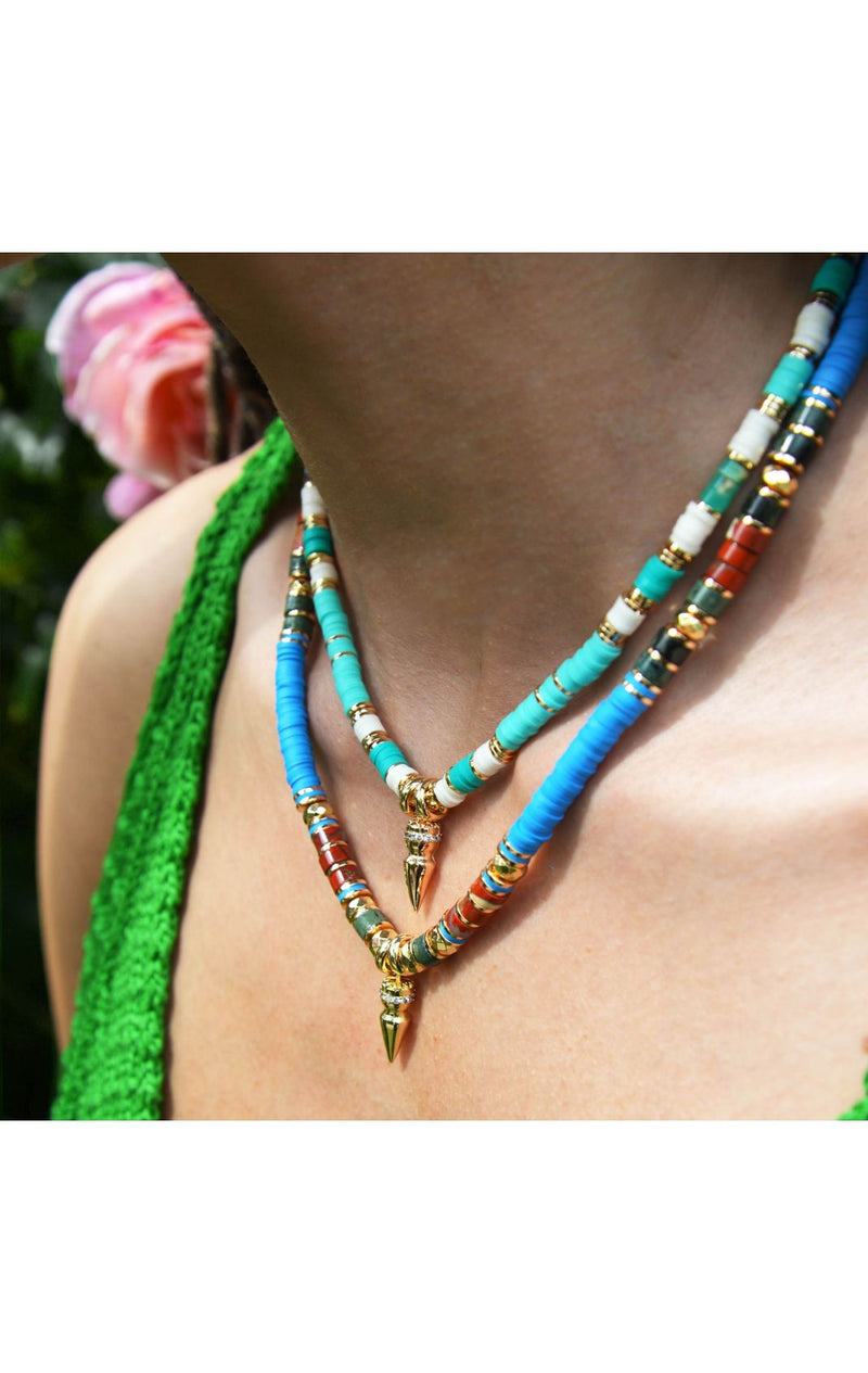 Collier Jaipur - Bleu