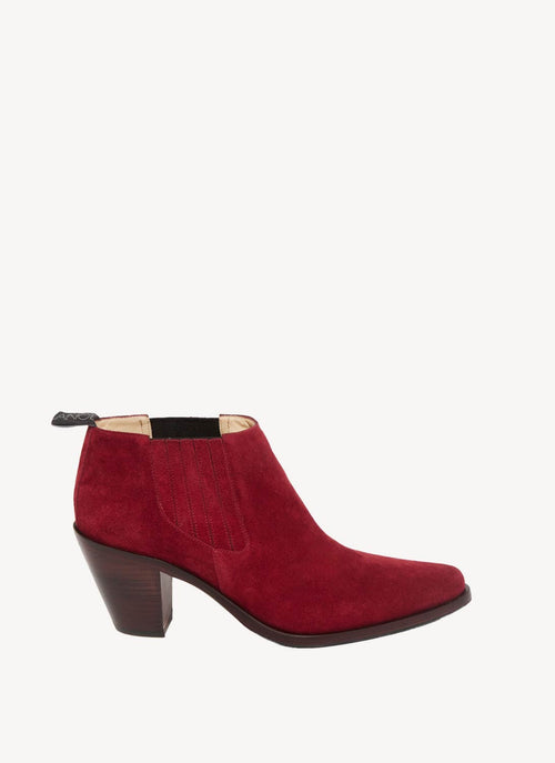 Free Lance - Bottines Chelsea Jane - Bordeaux - Femme