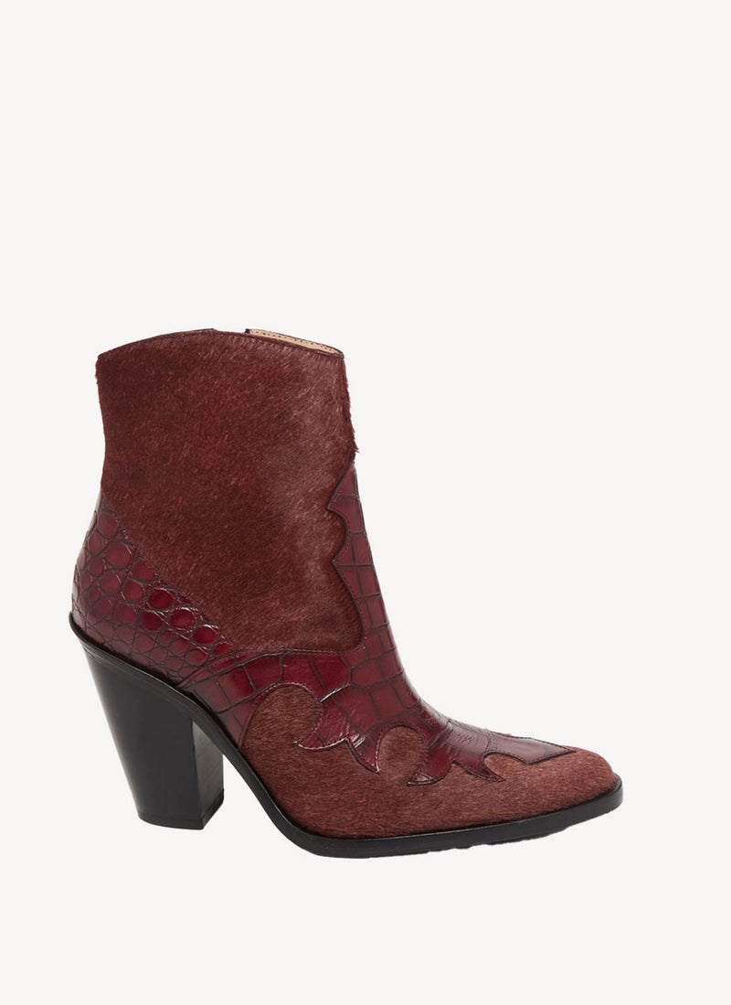 Free Lance - Bottines Jane - Bordeaux - Femme