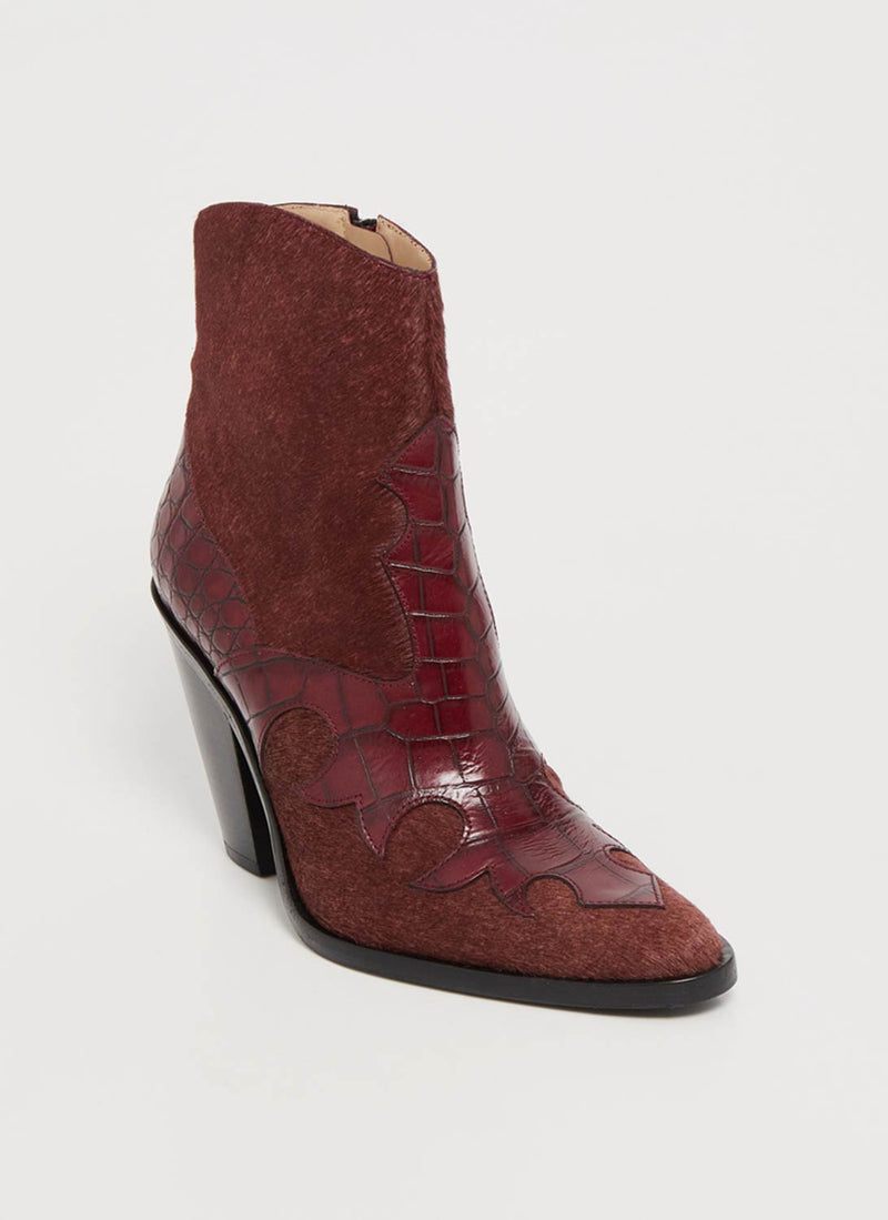 Free Lance - Bottines Jane - Bordeaux - Femme