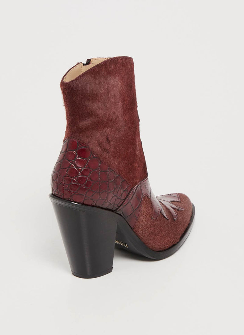 Free Lance - Bottines Jane - Bordeaux - Femme