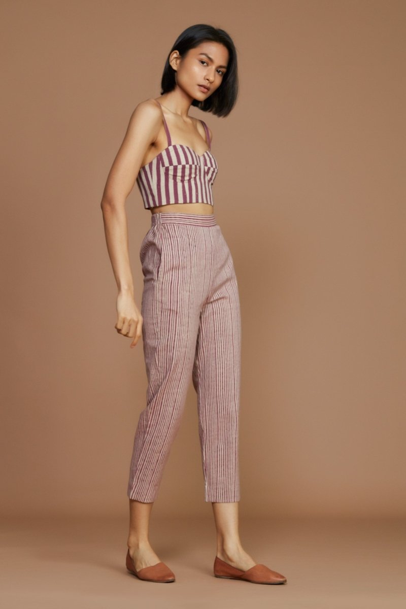 Janie Corset Set - Mauve