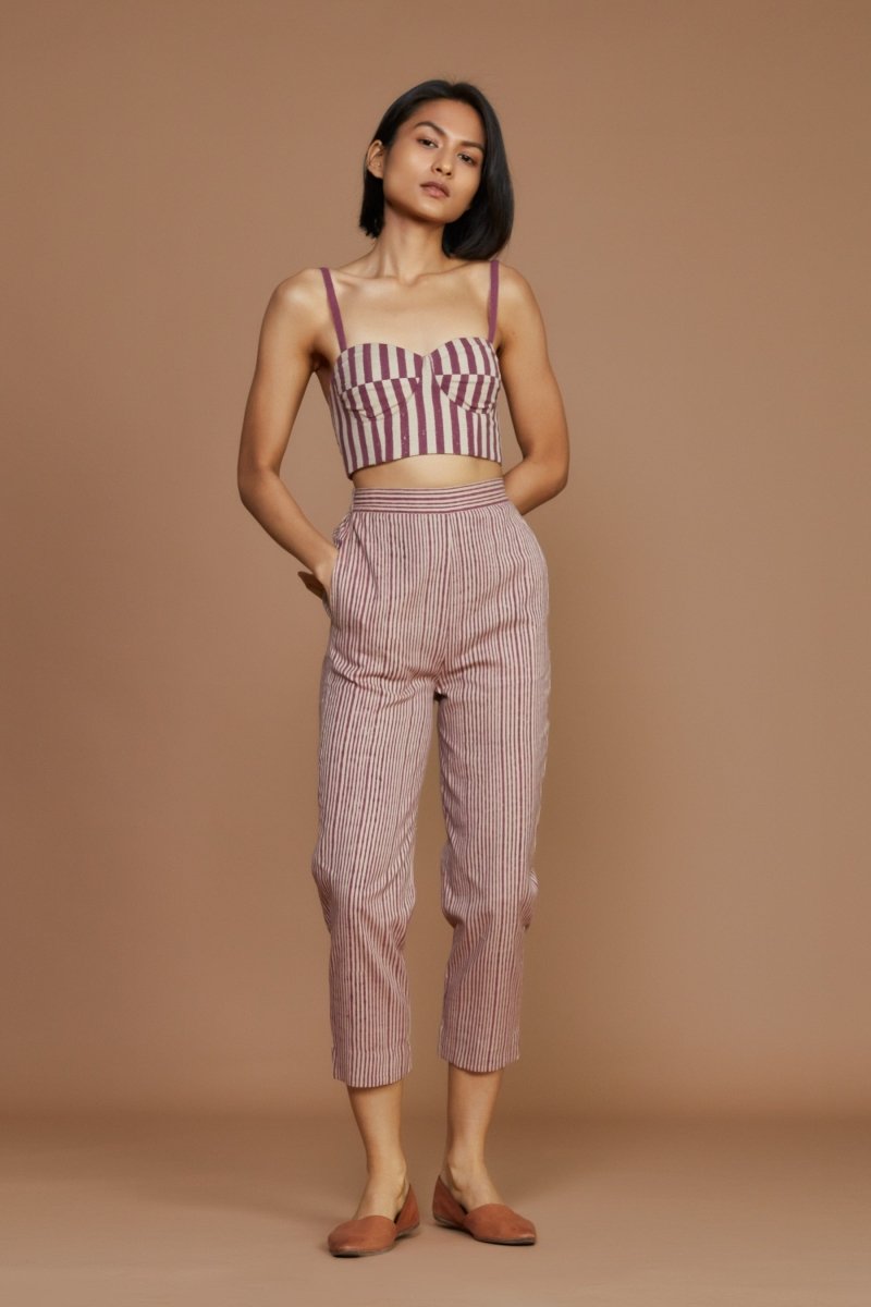 Janie Corset Set - Mauve
