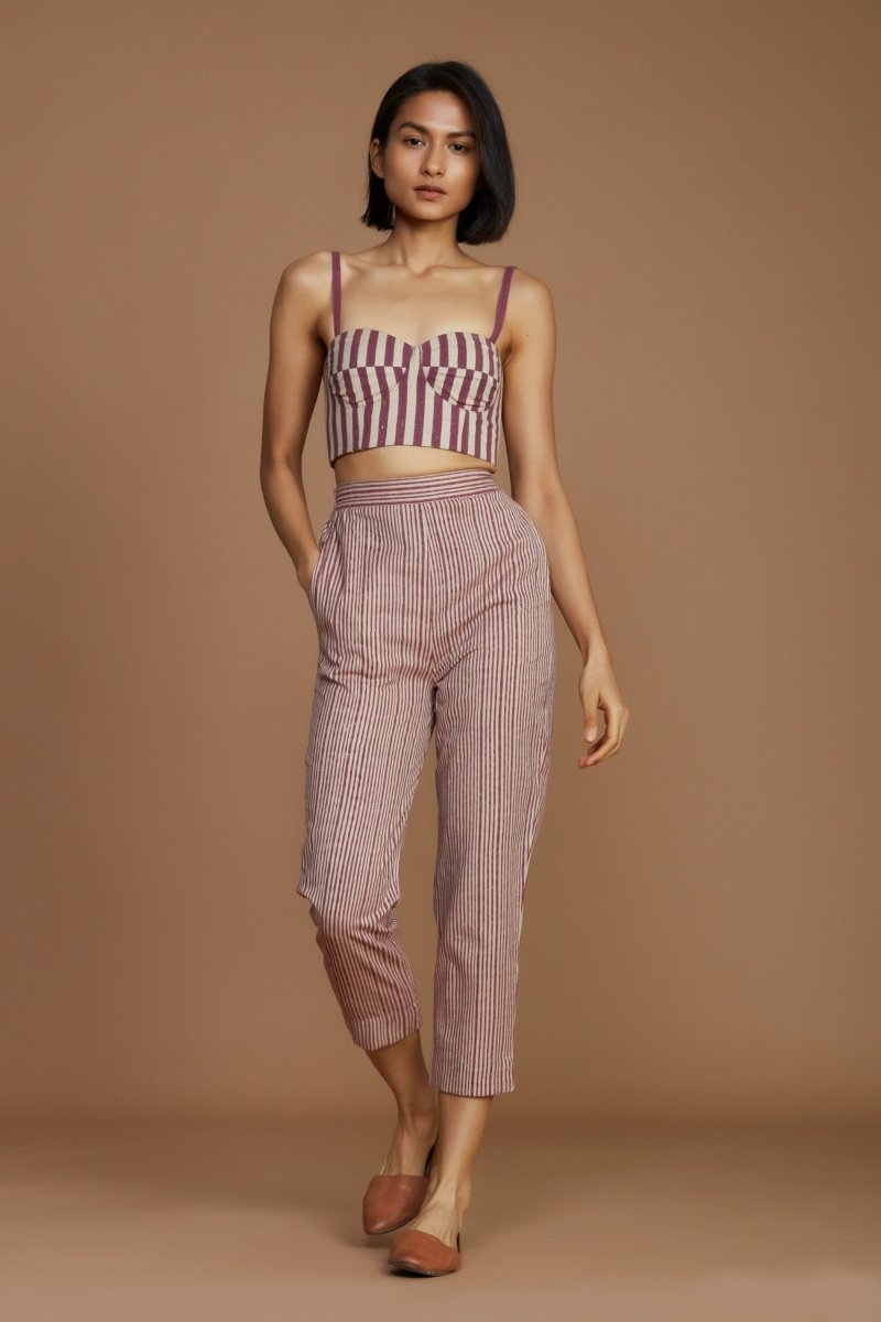 Janie Corset Set - Mauve